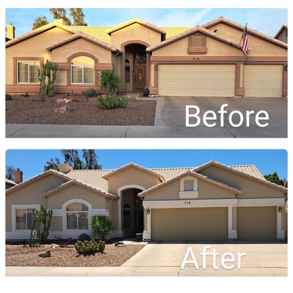 Before & After House Painting in Fountain Hills, AZ (1)