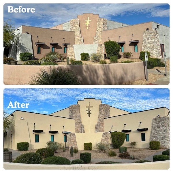 Before & After Exterior Painting in Scottsdale, AZ (1)